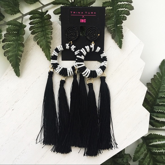 Trina Turk Jewelry - TRINA TURK x INC Beaded Tassel Earrings